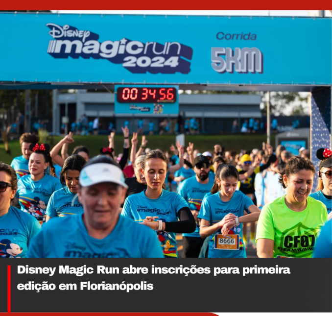Disney Magic Run abre inscrições para primeira edição em Florianópolis