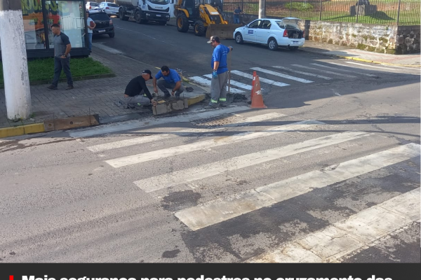 Mais segurança para pedestres no cruzamento das avenidas Presidente Vargas e Belisário Ramos