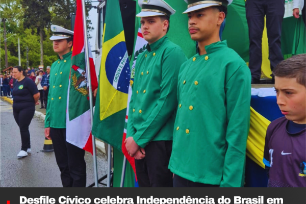 Desfile Cívico celebra Independência do Brasil em Bocaina do Sul