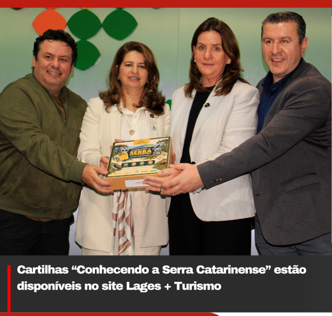 Cartilhas “Conhecendo a Serra Catarinense” estão disponíveis no site Lages + Turismo