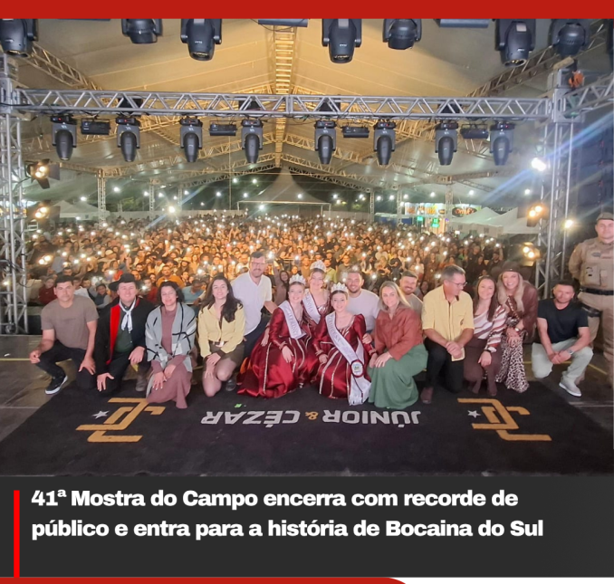 41ª Mostra do Campo encerra com recorde de público e entra para a história de Bocaina do Sul
