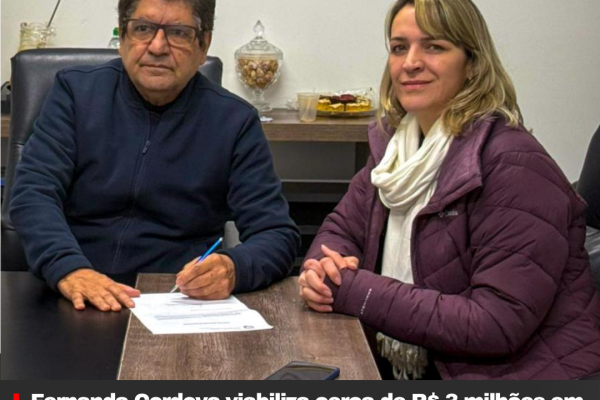 Fernanda Cordova viabiliza cerca de R$ 3 milhões em investimentos para municípios do interior catarinense