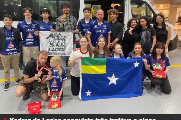 Xadrez de Lages conquista três troféus e cinco pódios em festival estadual