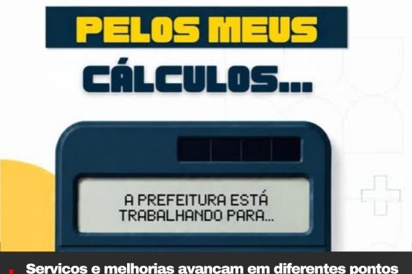 Serviços e melhorias avançam em diferentes pontos de Palmeira