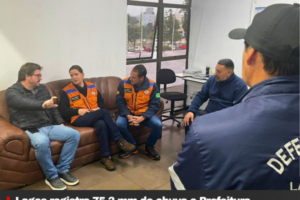 Lages registra 75,2 mm de chuva e Prefeitura mantém equipes mobilizadas para atendimento e prevenção