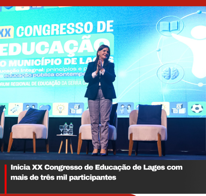 Inicia XX Congresso de Educação de Lages com mais de três mil participantes