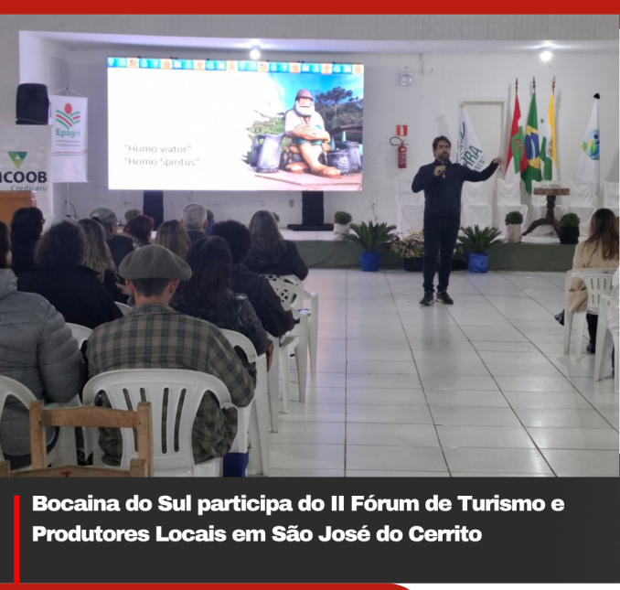 Bocaina do Sul participa do II Fórum de Turismo e Produtores Locais em São José do Cerrito